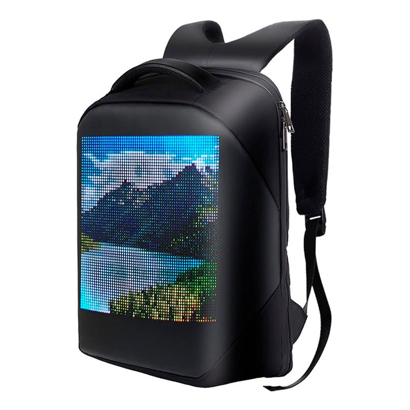 Mochila Virtua FX Com Tela Led Bluetooth Personalizável Via App