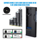 Teclado Magic Dorn para iPad Mini 6 / 7 - Touchpad, RGB Retroiluminado e Capa 360°