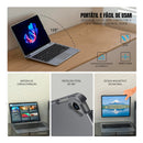 Teclado Doqo Aluminium Magic Sem Fio Para iPad 10.2