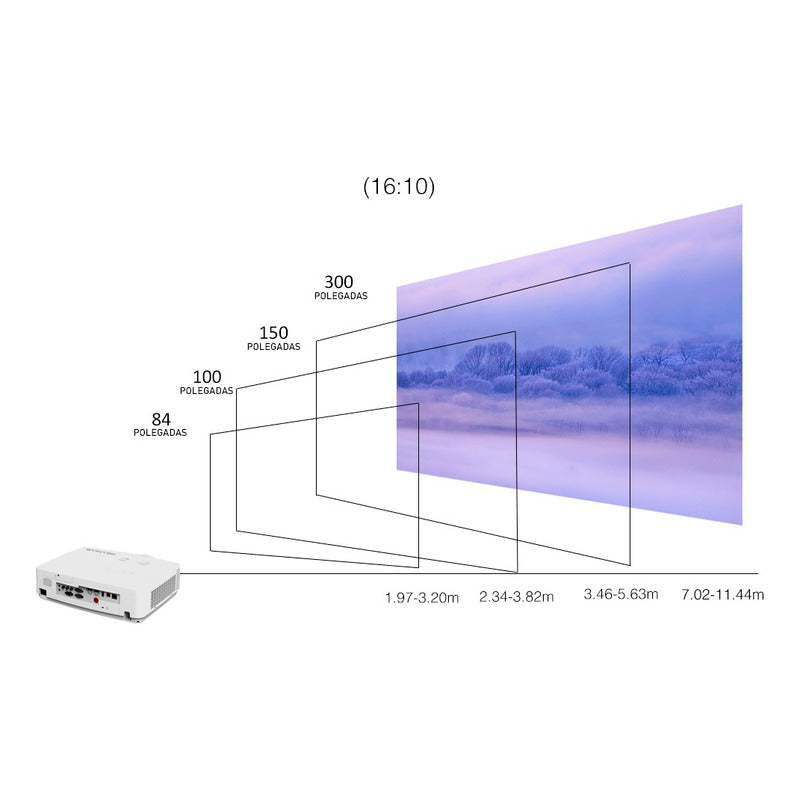 Projetor Byintek 5500 Lumens Ansi 3LCD Laser Full Hd