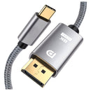 Adaptador Dorn USB-C para DisplayPort 8K - Cabo 2 Metros, Blindado e Conectores Banhados a Ouro