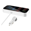 Carregador Automotivo Dorn Turbo 8 Entradas Usb + Usb-c + Pd