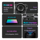 Câmera Robótica Ptz 4k 30x IA Dorn Hdmi Usb Sdi NdiHX2 POE - Ultra HD - Com Suporte