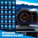 Computador de Bordo Dorn OBD2 Universal - HUD 2 em 1, Leitura de RPM, Temperatura, GPS e Alertas