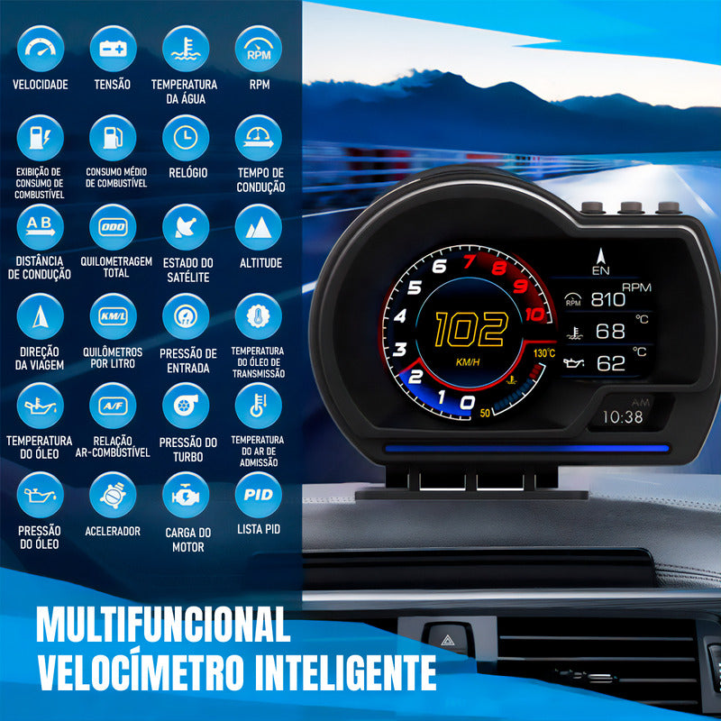 Scanner Dorn Temperatura E Pressão Odb2.