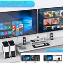 Switcher Hdmi Kvm Com Chaveamento 2x2 4k 60hz Dual Monitor