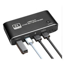 Hub Kvm Switch 2 Pc Para 1x Hdmi 8k E 3x Usb 3.0