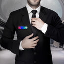 Mini Placa LED Virtua FX USB Personalizável - Crachá Digital, Bateria 25 Horas e Recarga Rápida