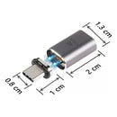 Adaptador Magnético Dorn USB-C - 40Gbps e Carregamento Rápido 100W