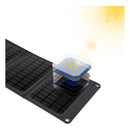 Carregador Energia Solar Portátil 30w Usb Usb-c Qc 3.0