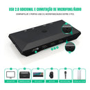 Switch KVM Dorn para Compartilhar Tela e USB entre 2 Dispositivos USB-C Thunderbolt ou Notebooks -  4K 60HZ e PD 100W