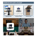 Câmera Robótica Ptz 4k 30x IA Dorn Hdmi Usb Sdi NdiHX2 POE - Ultra HD - Com Suporte