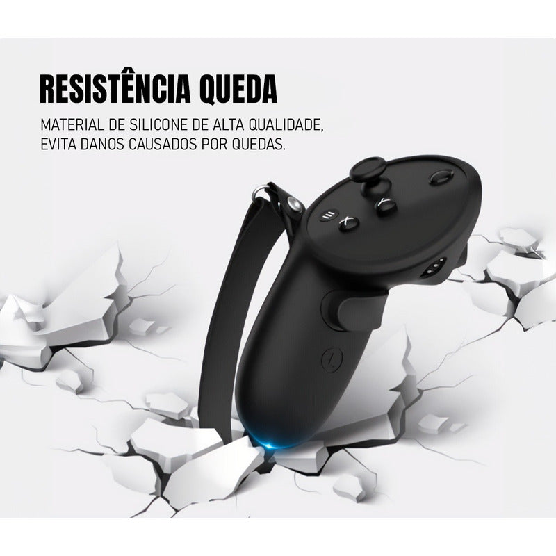 Capa Silicone Virtuafx Para Meta Quest 3 - Protetores