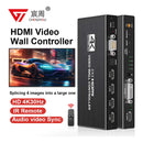 Controlador Vídeo Wall 2x2 Hdmi 4k Full Hd 1 Imagem 4 Telas