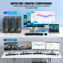 Switch Kvm Hdmi 4 Portas 4k Usb3.0 Hub Teclado Mouse - Dorn