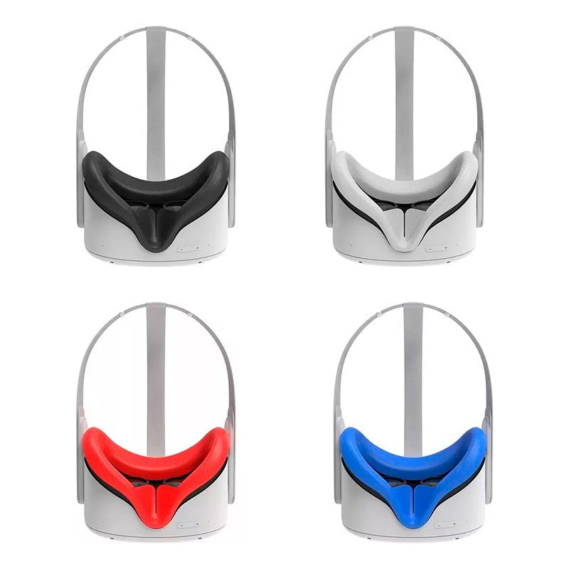 Capa Facial de Silicone Virtua FX para Meta Quest 2 - Anti-Suor, Lavável e Retenção de Luz Aprimorada