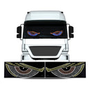 Painel LED de Olho Virtua FX para Carro - USB, Alto Brilho e Letreiro de Expressões Criativas