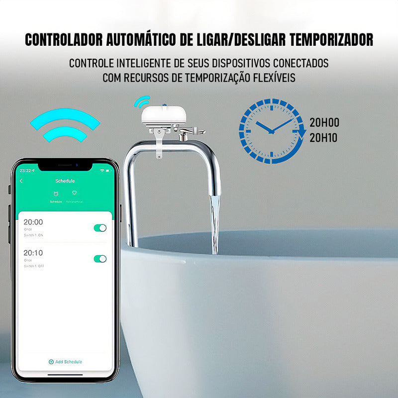 Válvula De Água Inteligente Wifi Irrigação De Jardim