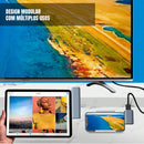 Hub USB-C Dorn 10 em 1 Modular - Docking Station com Conexão Magnética, Saídas Dual HDMI 4K e PD 100W