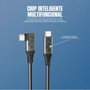 Cabo Usb 4.0 20gbps 5m Thunderbolt 3 Tipo C Pd 100w 5 Metros