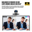 Câmera Robótica Ptz 4k 30x IA Dorn Hdmi Usb Sdi NdiHX2 POE - Ultra HD - Com Suporte