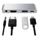 Hub Adaptador Dorn USB-C 4 em 1 com HDMI 4K - USB 3.0 e P2