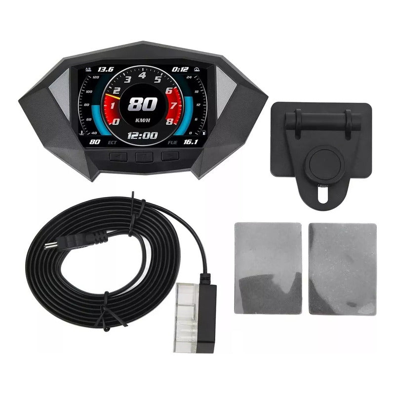 Marcador Temperatura Digital Carro Obd2 Medidor Inclinação