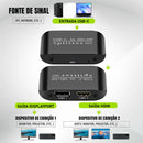 Splitter Usb-c P/ Hdmi + Displayport 4k 60hz Mst/sst Hdr 3d