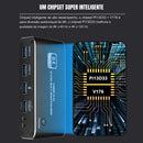 Hub Kvm Switch 2 Pc Para 1x Hdmi 8k E 3x Usb 3.0