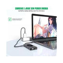 Hub Modular Dorn 15 em 1 USB-C - Dock Station com 4K HDMI, RJ45, USB 3.0 e Carregamento por Indução