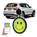 Letreiro Redondo de LED Virtua FX - 48x48 RGB, Controle Wi-Fi por App, Tela 9" e 12V/5V