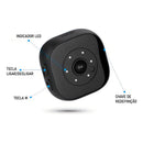 Mini Câmera Wi-Fi Full HD 1080P Dorn - 120°, Visão Noturna e Alerta de Movimento