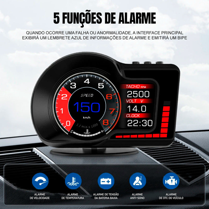 Scanner Dorn Odb2 Pressão Temperatura Velocidade Rpm.