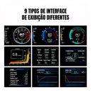 Computador de Bordo Dorn OBD2 Universal - HUD 2 em 1, Leitura de RPM, Temperatura, GPS e Alertas