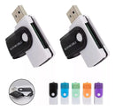 Leitor De Cartão De Memória USB 4 Em 1 Micro SD Até 64GB