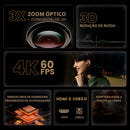 Câmera Roleplay Profissional 4k 60fps Dorn Xv Max Sensor 4/3 CMOS