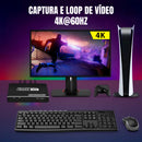 Placa Captura Vídeo Dorn Externa 4k Usb 3.2 240hz