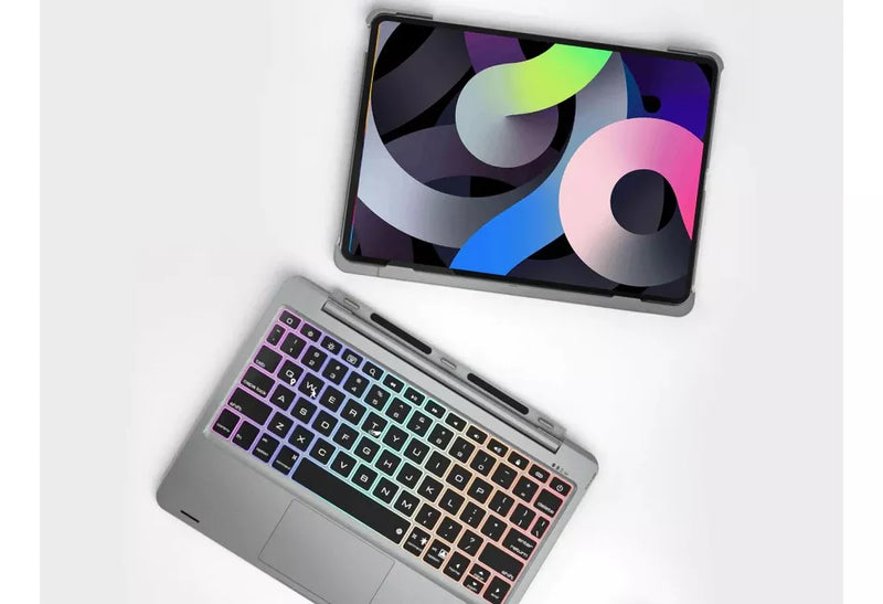 Teclado Doqo Aluminium Magic Para iPad Pro 11 E Air