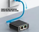 Switch Extensor Duplicador Internet 1x2 Para Cabo Rede RJ45