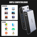 Docking Station Dorn DisplayLink 12 em 1 - 2x HDMI, Gigabit Ethernet, 4x USB 3.0 e PD 45W
