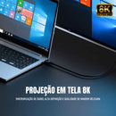 Cabo USB-C 3.2 100W 20Gbps 8K 2 Metros Dorn Tipo C
