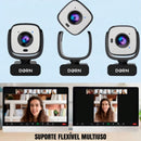 Câmera Webcam E-ptz Dorn Mini 4k Ultra Hd Com Ia + Controle Preto