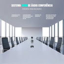 Audioconferência Dorn M4PRO Microfone Omnidirecional Para Reunião E Conferências - Alcance 10m / 40m²