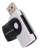 Leitor De Cartão De Memória USB 4 Em 1 Micro SD Até 64GB