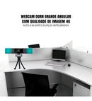 Webcam Dorn Pro Bar 4k 124° E-ptz Com Ia E Controle Preto