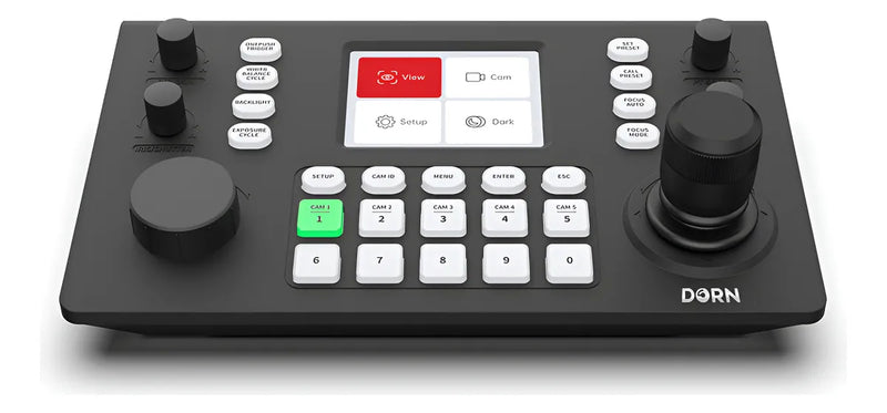 Mesa Controladora Ptz Dorn Pro Ip para Câmeras PTZ