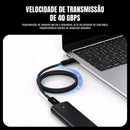 Cabo Dorn Ultra Thunderbolt 4 1m 8k 240w Usb-c Macho