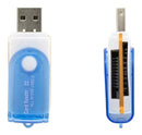 Leitor De Cartão De Memória USB 4 Em 1 Micro SD Até 64GB