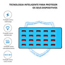 Estação De Carregamento Inteligente 20 Portas USB Turbo Dorn