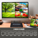 Placa De Captura Dorn 4x1 Usb Divisor Hdmi  4k + Controle Preto